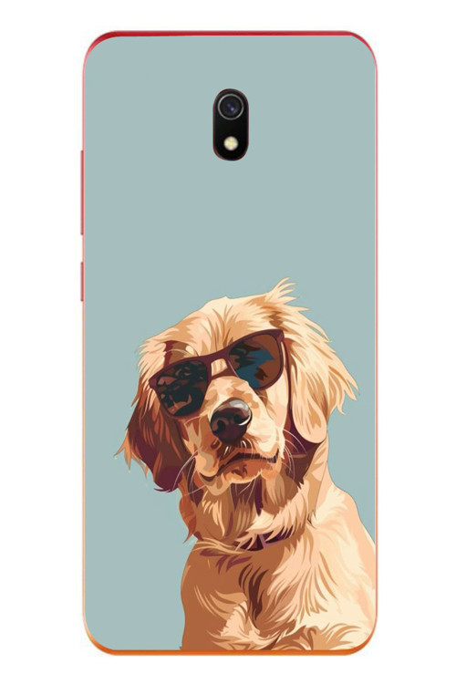 Redmi 8A Uyumlu Karizmatik Köpek Baskılı Silikon Kılıf