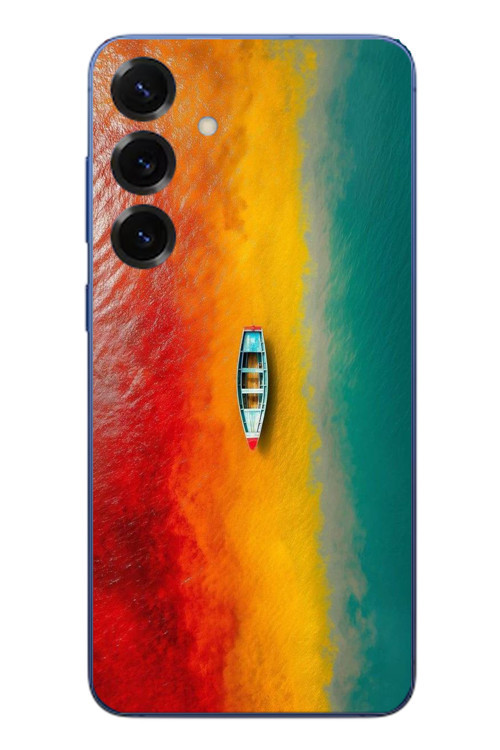 Samsung Galaxy S25 Plus Uyumlu Rengarenk Tekne Baskılı Silikon Kılıf