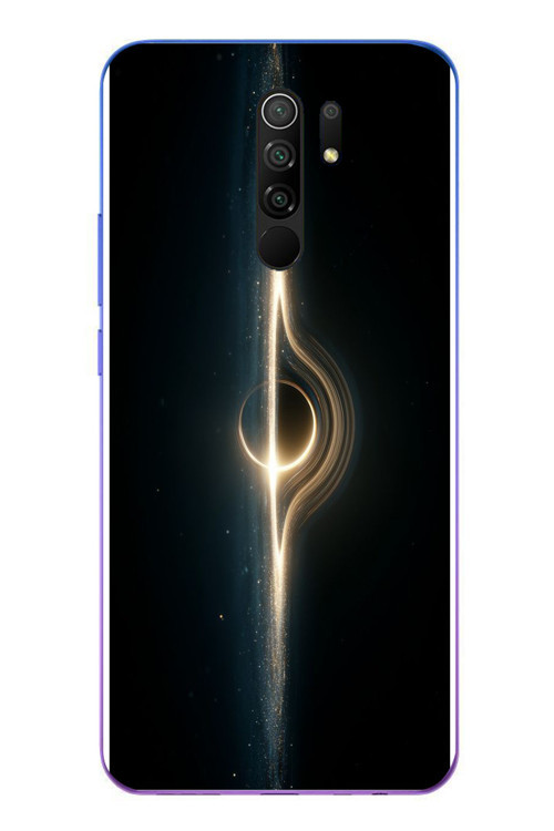 Redmi 9 Uyumlu Galaksi Uzay Baskılı Silikon Kılıf