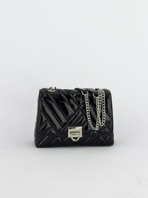 Kadın Çanta Rugan Siyah 26541