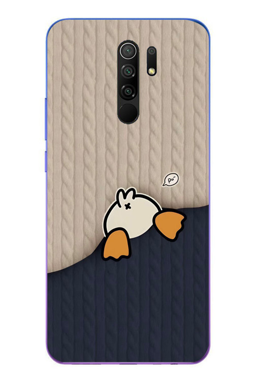 Redmi 9 Uyumlu Şaşkın Ördek Baskılı Silikon Kılıf