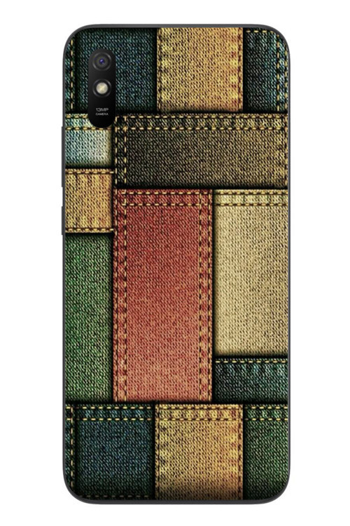 Redmi 9A Uyumlu Kot Cepleri Baskılı Silikon Kılıf