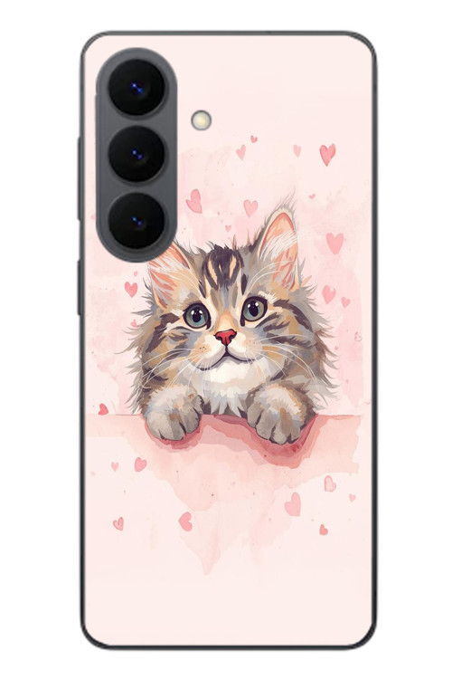 Samsung Galaxy S26 Uyumlu Benim Kedim Baskılı Silikon Kılıf