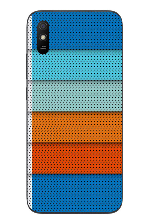 Redmi 9A Uyumlu Renk Geçişi Baskılı Silikon Kılıf