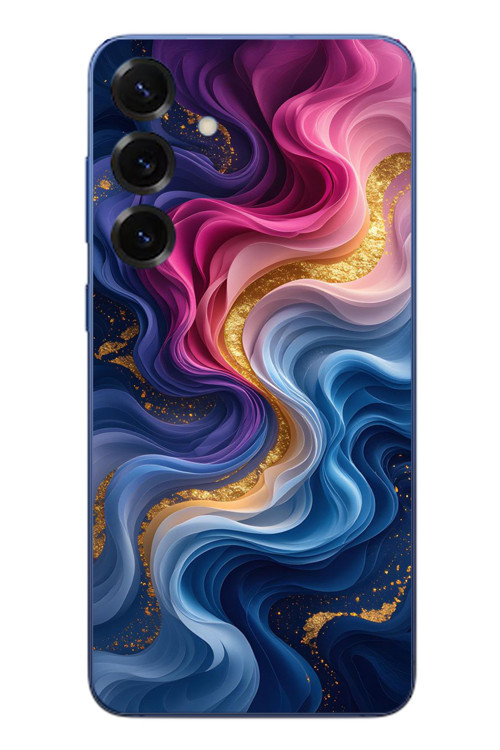 Samsung Galaxy S25 Plus Uyumlu Renk Katranı Baskılı Silikon Kılıf