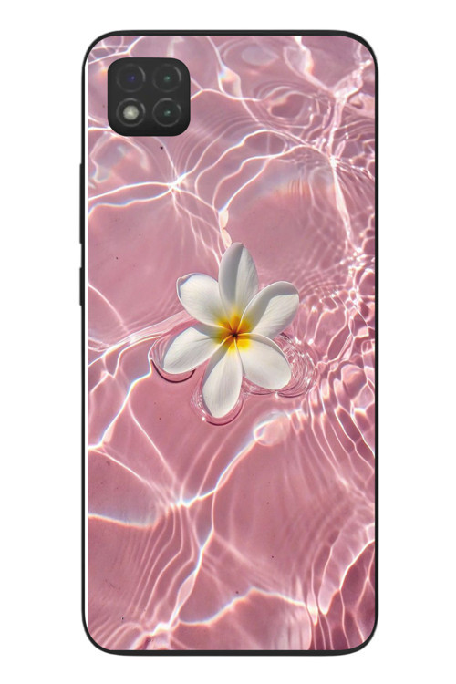 Redmi 9C Uyumlu Dalgalı Papatya Baskılı Silikon Kılıf