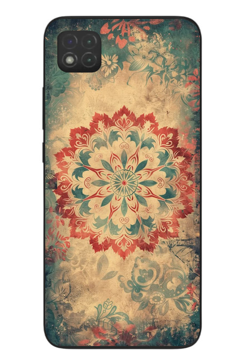 Redmi 9C Uyumlu Ebru Çizgisel Baskılı Silikon Kılıf