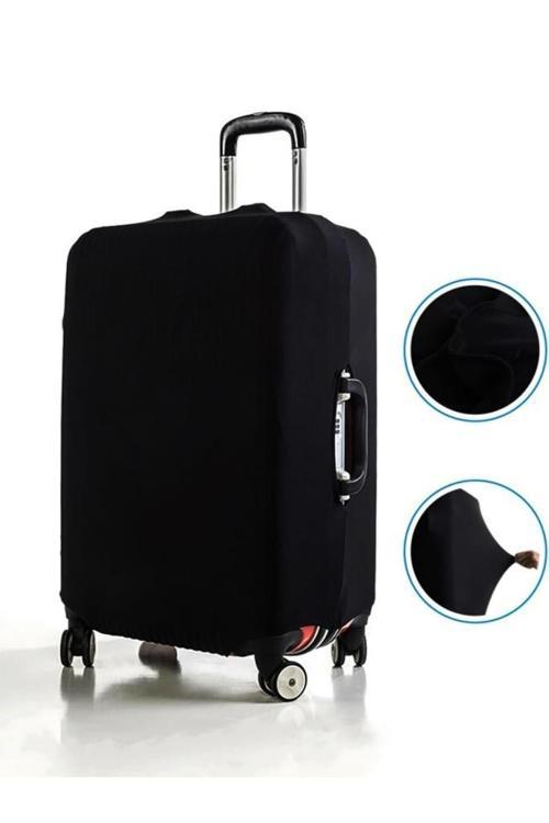 Büyük Boy Valiz Kılıfı, Bavul Kılıfı, Siyah Valiz & Bavul Koruyucu
