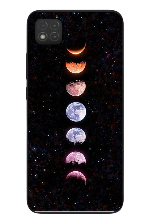 Redmi 9C Uyumlu Tüm Gezegenler Baskılı Silikon Kılıf