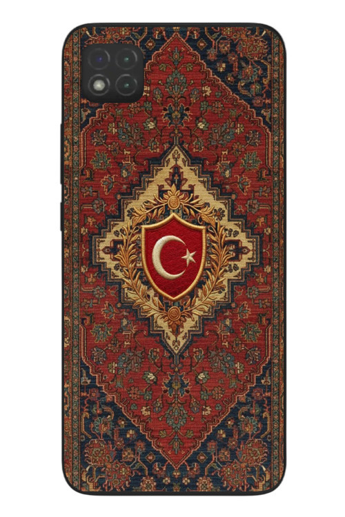 Redmi 9C Uyumlu Türkiye Bayraklı Halı Baskılı Silikon Kılıf
