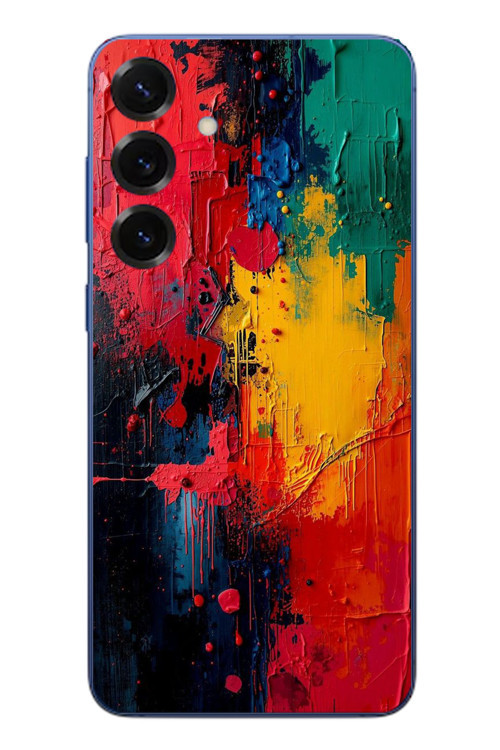 Samsung Galaxy S25 Plus Uyumlu Renklerin Dansı Baskılı Silikon Kılıf