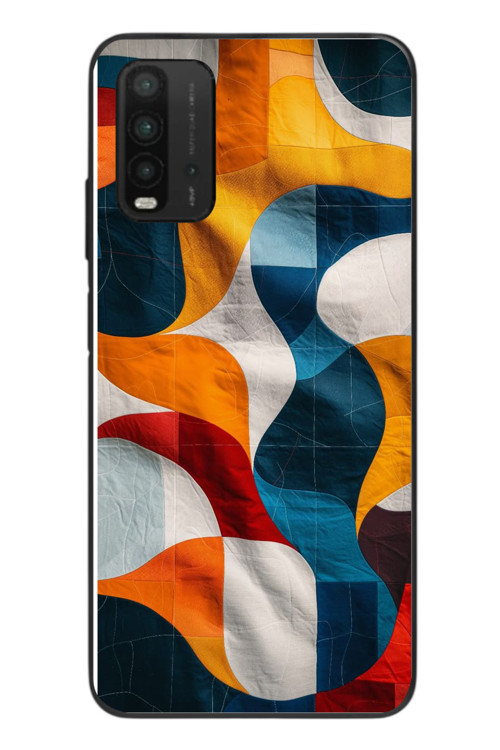 Redmi 9T Uyumlu Modern Desenler Baskılı Silikon Kılıf