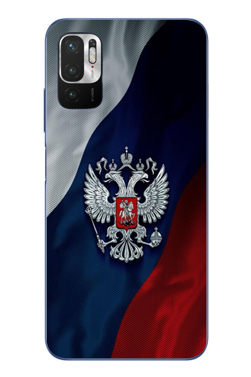 Redmi Note 10 5G Uyumlu Rusya Arması Baskılı Silikon Kılıf