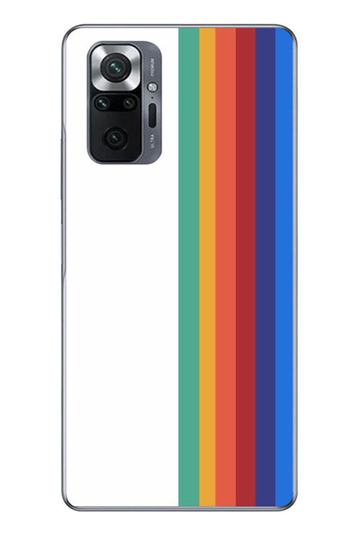 Redmi Note 10 Uyumlu Gökkuşağı Baskılı Silikon Kılıf