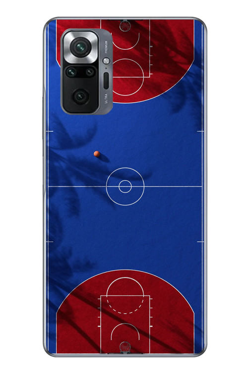 Redmi Note 10 Uyumlu Basketbol Sahası Baskılı Silikon Kılıf