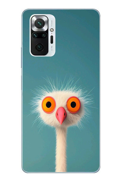 Redmi Note 10 Pro Uyumlu Şaşkın Hayvan Baskılı Silikon Kılıf