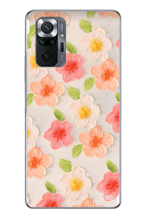 Redmi Note 10 Uyumlu Güzel Papatyalar Baskılı Silikon Kılıf