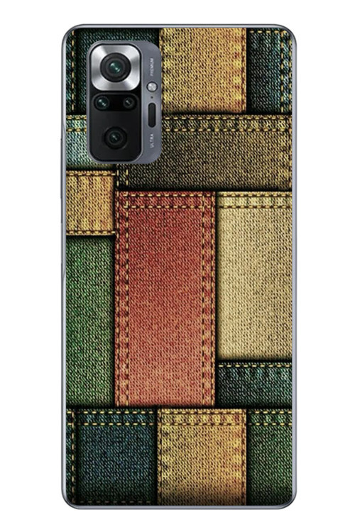 Redmi Note 10 Uyumlu Kot Cepleri Baskılı Silikon Kılıf