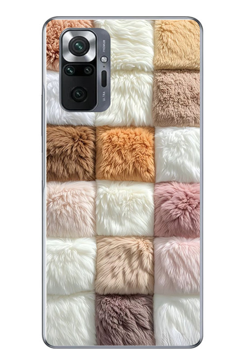 Redmi Note 10 Uyumlu Pofuduk Desenler Baskılı Silikon Kılıf