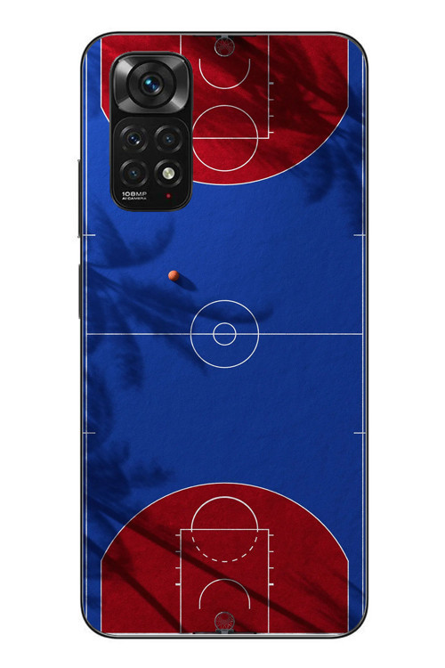 Redmi Note 11 - 11s Uyumlu Basketbol Sahası Baskılı Silikon Kılıf