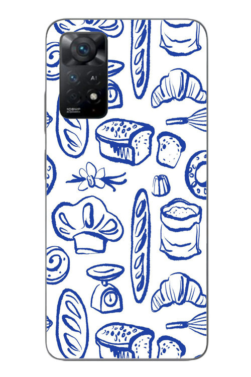 Redmi Note 11E Uyumlu Bakery Ahçı Usta Baskılı Silikon Kılıf