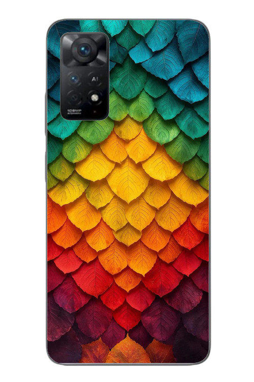 Redmi Note 11E Uyumlu Efsun Renk Demeti Baskılı Silikon Kılıf