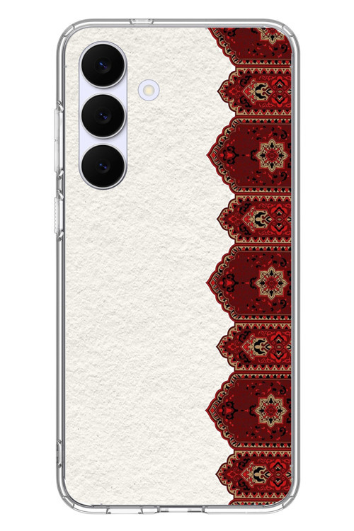 Samsung Galaxy S25 FE Uyumlu Halı Köşesi Baskılı Silikon Kılıf