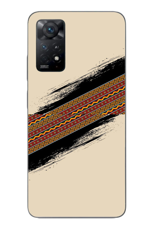 Redmi Note 11E Uyumlu Yan Motif Baskılı Silikon Kılıf