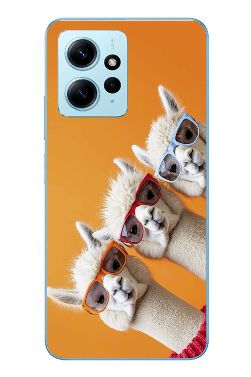 Redmi Note 12 4G Uyumlu Lamalar Baskılı Silikon Kılıf