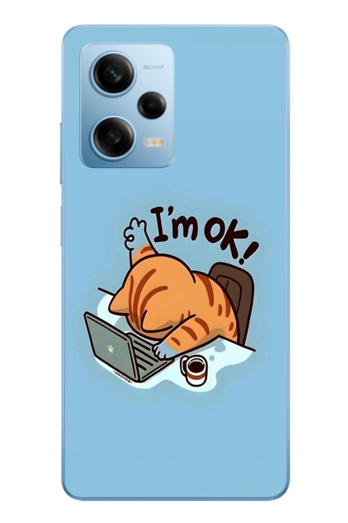 Redmi Note 12 Pro 5G Uyumlu l'M Ok Baskılı Silikon Kılıf