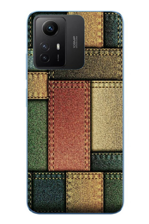 Redmi Note 12S Uyumlu Kot Cepleri Baskılı Silikon Kılıf