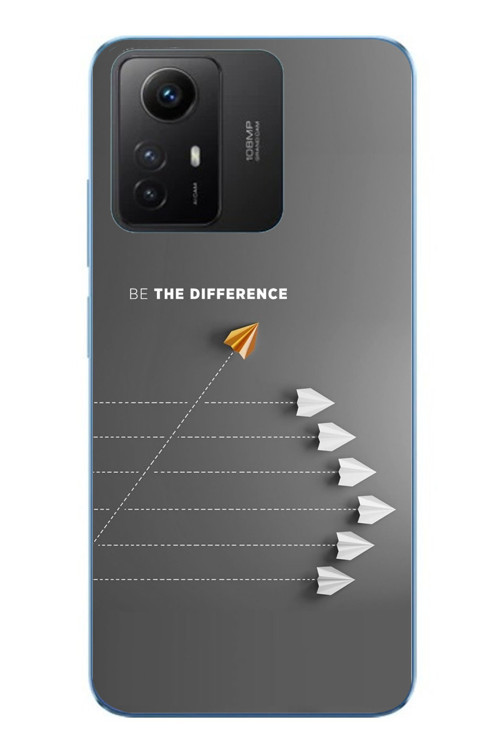 Redmi Note 12S Uyumlu Be The Difference Baskılı Silikon Kılıf