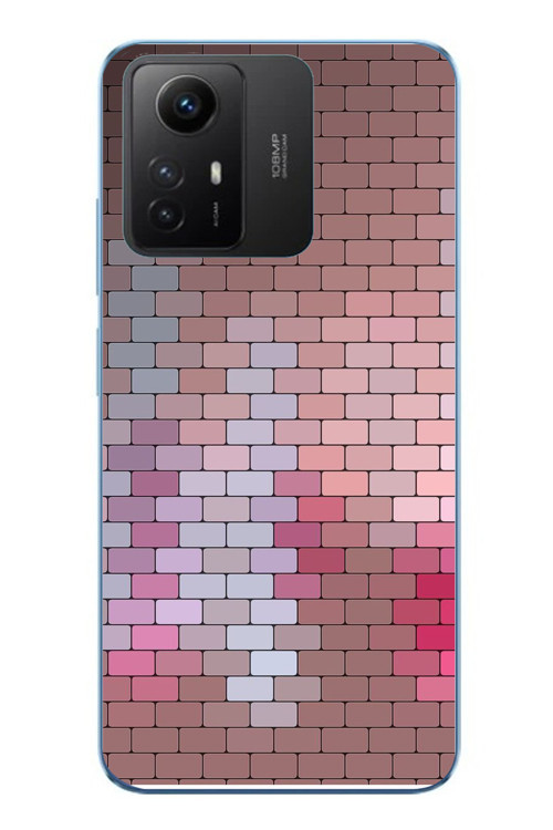 Redmi Note 12S Uyumlu Renkli Duvar Baskılı Silikon Kılıf