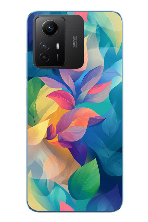 Redmi Note 12S Uyumlu Yumuşak Dalgalı Baskılı Silikon Kılıf