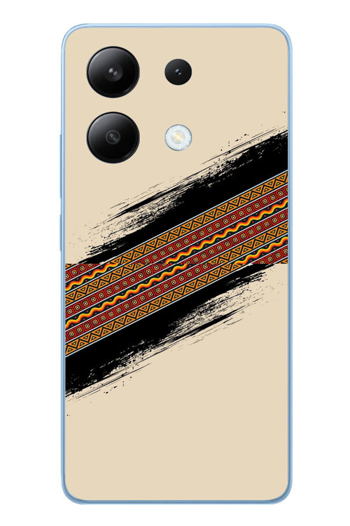 Redmi Note 13 4G Uyumlu Yan Motif Baskılı Silikon Kılıf