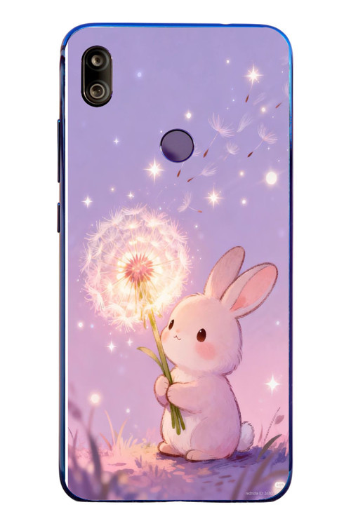 Redmi Note 7 Uyumlu Büyülü Tavşan Baskılı Silikon Kılıf