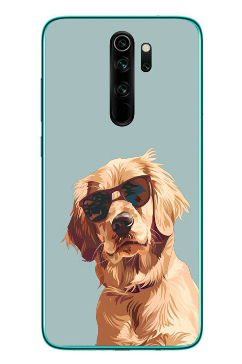 Redmi Note 8 Pro Uyumlu Karizmatik Köpek Baskılı Silikon Kılıf