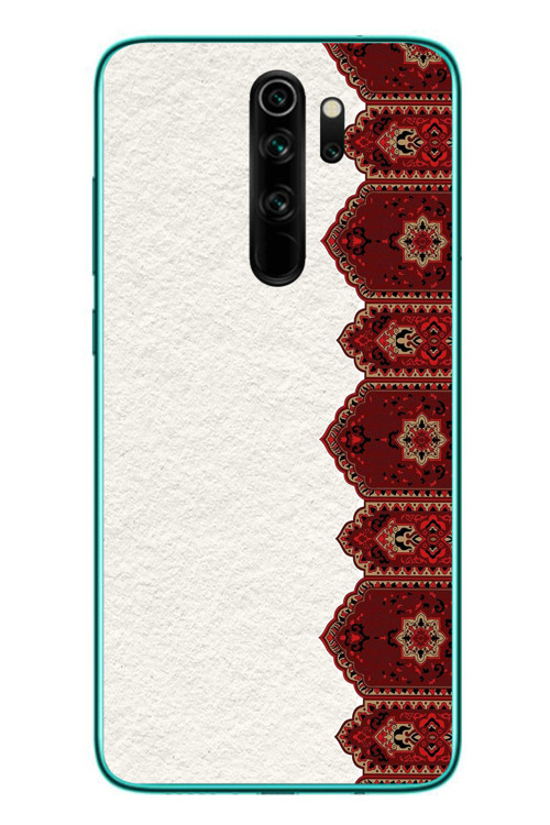Redmi Note 8 Pro Uyumlu Halı Köşesi Baskılı Silikon Kılıf