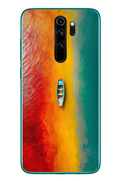 Redmi Note 8 Pro Uyumlu Rengarenk Tekne Baskılı Silikon Kılıf
