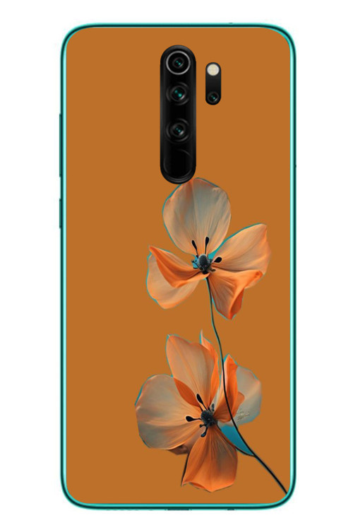 Redmi Note 8 Pro Uyumlu Hibüskus Çiçeği Baskılı Silikon Kılıf