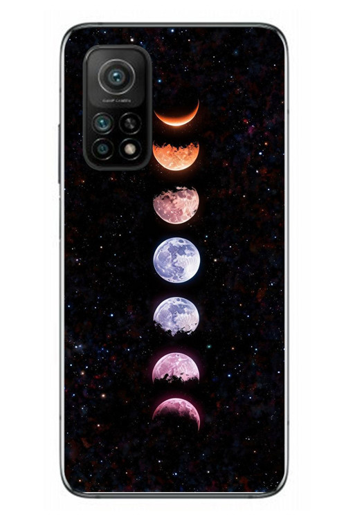 Xiaomi Mi 10 T Uyumlu Tüm Gezegenler Baskılı Silikon Kılıf