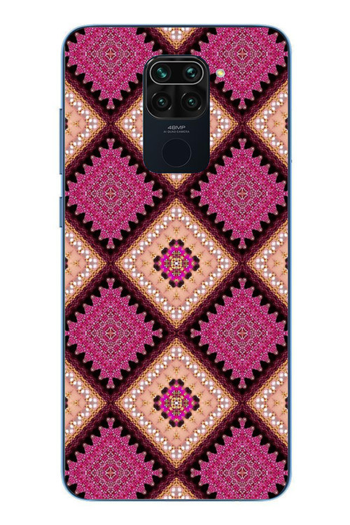 Redmi Note 9 Uyumlu Pembe Yavrusu Motifleri Baskılı Silikon Kılıf
