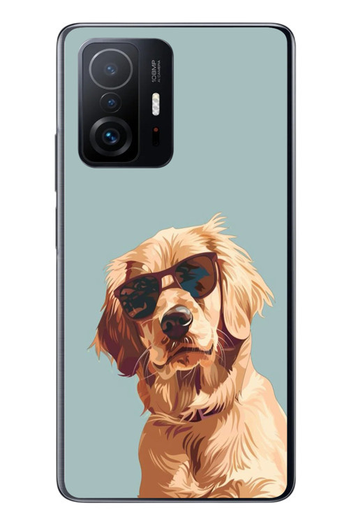 Xiaomi Mi 11 T-11 T Pro Uyumlu Karizmatik Köpek Baskılı Silikon Kılıf