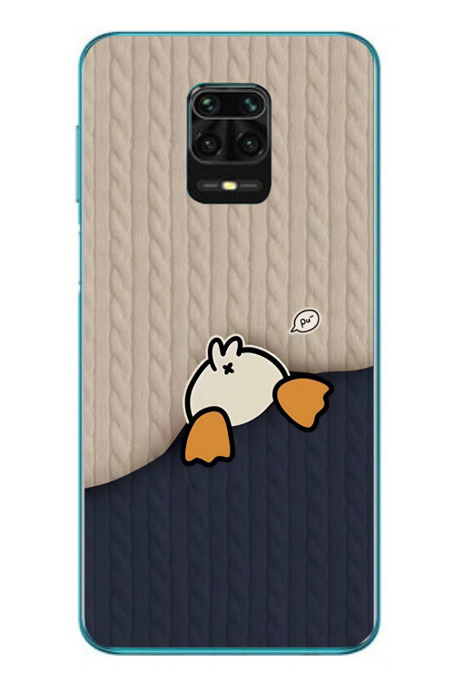 Redmi Note 9s Uyumlu Şaşkın Ördek Baskılı Silikon Kılıf