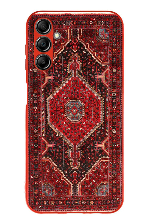 Samsung Galaxy A14 Uyumlu Anadolu Halısı Baskılı Silikon Kılıf