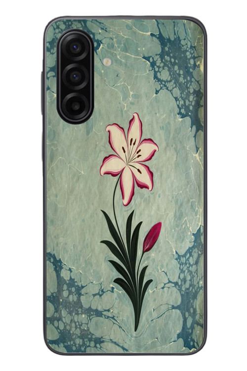 Samsung Galaxy A17 Uyumlu Çiçek Deseni Baskılı Silikon Kılıf