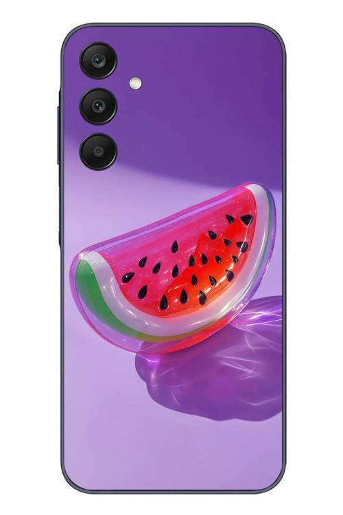 Samsung Galaxy A25 Uyumlu Karpuz Jelibon Baskılı Silikon Kılıf
