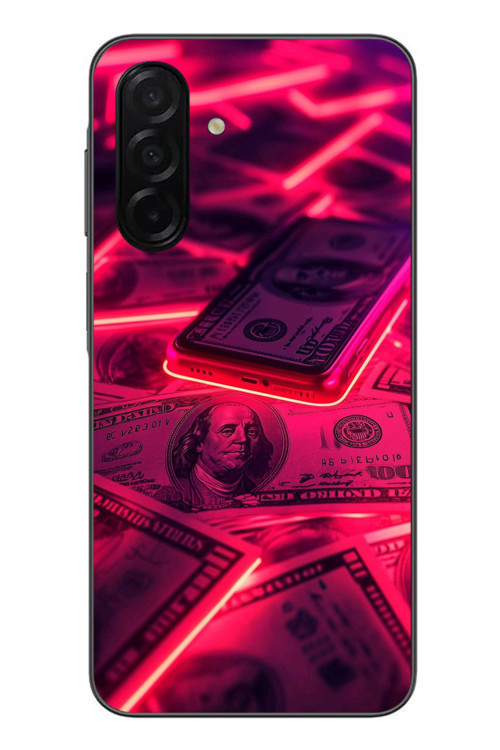 Samsung Galaxy A26 Uyumlu Kızıl Dolarlar Baskılı Silikon Kılıf