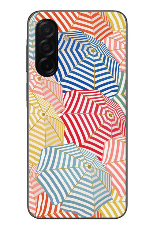 Samsung Galaxy A26 Uyumlu Şemsiyeler Baskılı Silikon Kılıf