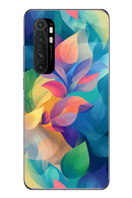 Xiaomi Mi 10 Lite Uyumlu Yumuşak Dalgalı Baskılı Silikon Kılıf